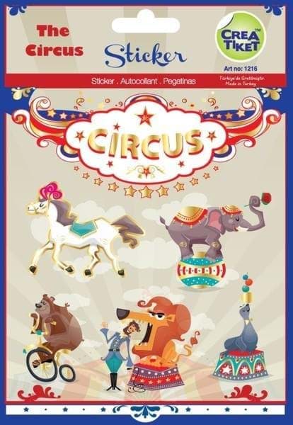 Circus Transparent Sticker resmi