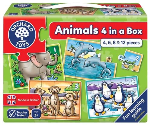 Orchard Animal 4 In A Box Puzzle resmi