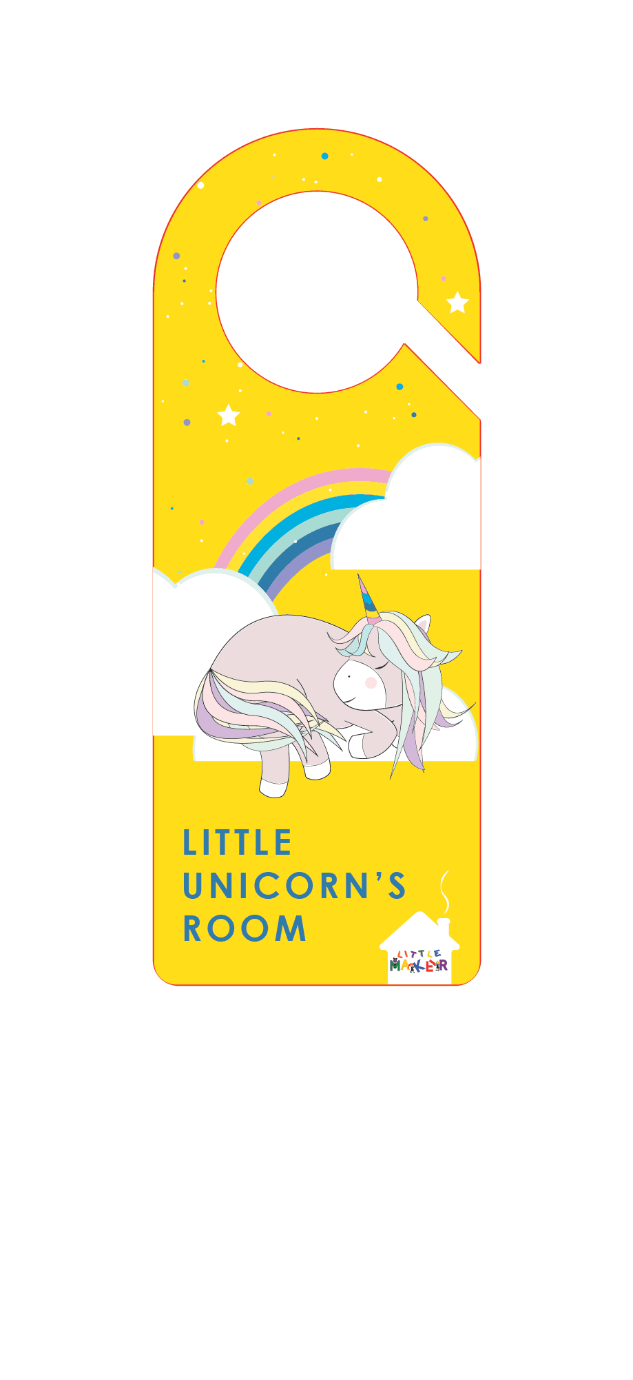 Little Unicorn's Kapı Kolu Askısı resmi