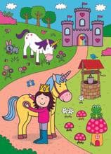 Galt Water Magic Sihirli Boyama Kitabı - Unicorns resmi